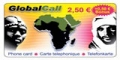 Globalcall 2.50 EUR Aufladeguthaben aufladen